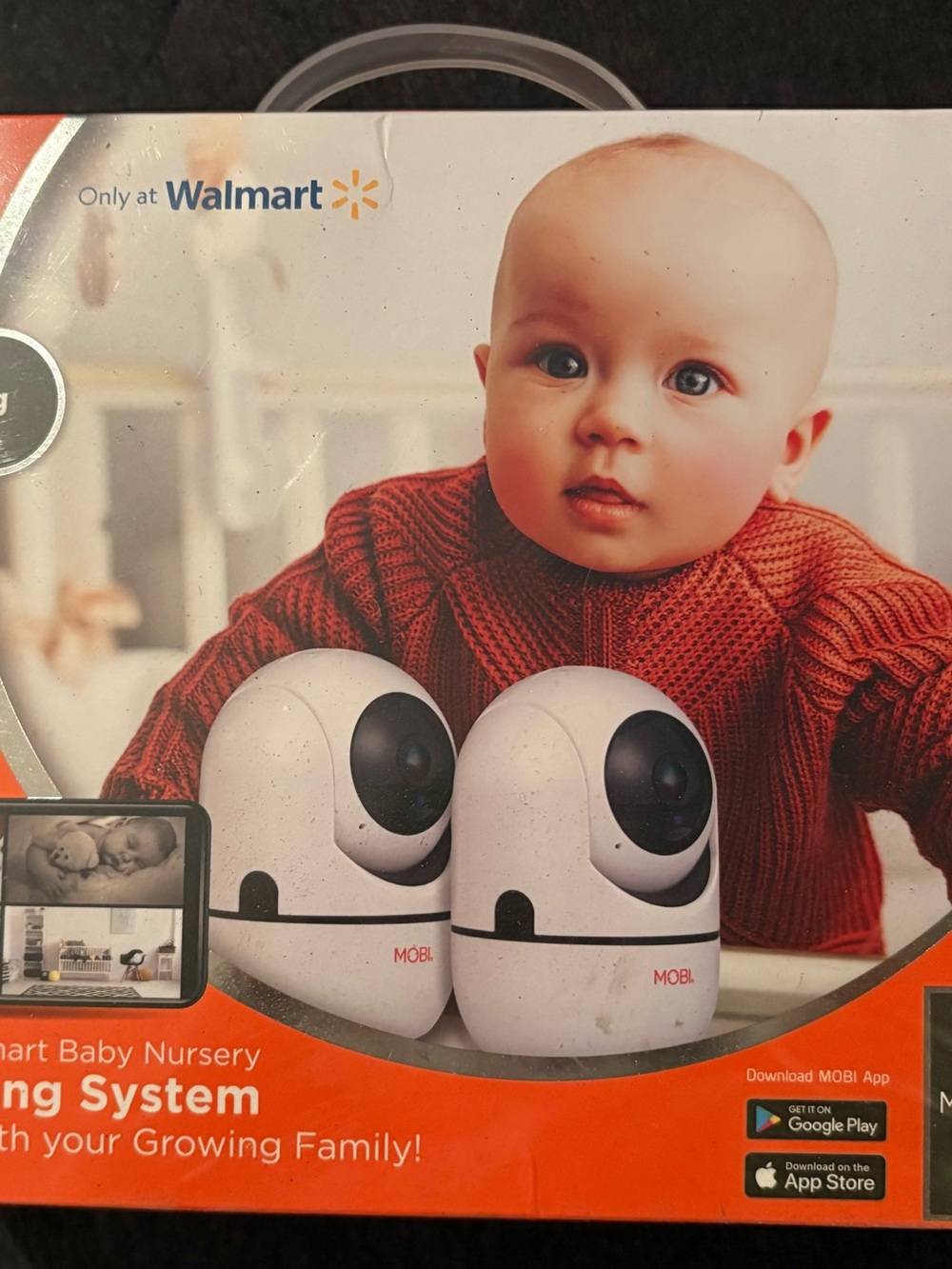 Smart Baby Nursery Camera System - White